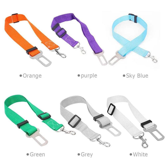 Dog Cat Car Safety Belt Adjustable Leash Vehicle Seat Belt Pet Supplies Harness Safe Lever Traction Collar Puppy Leash - Empire P.E