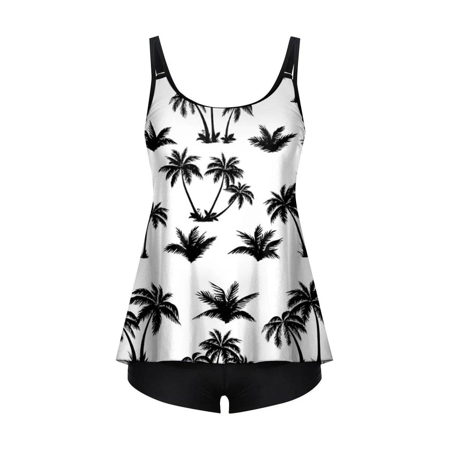 2024 Personality Popular Women's Swimsuit Sexy Printed Vest Shorts Swimsuit Two-Piece Set Soft And Comfortable Swimwear - Empire P.E