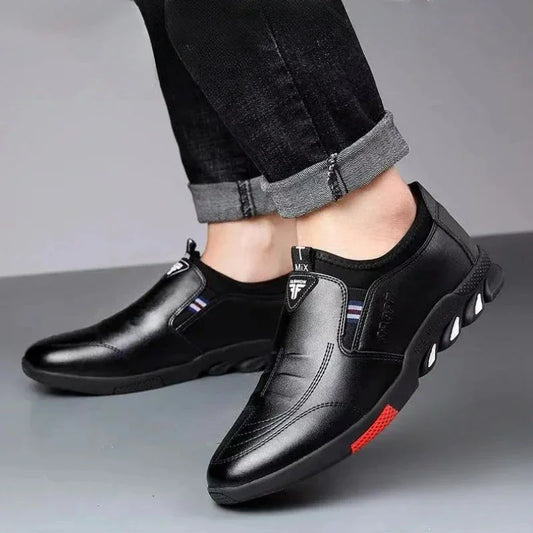Men's Leather Shoes Business Casual Shoes Non-slip Loafers - Empire P.E