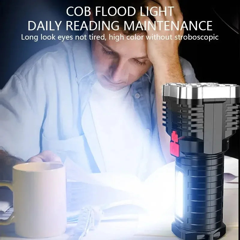 5LED High Power Led Flashlights Rechargeable - Empire P.E