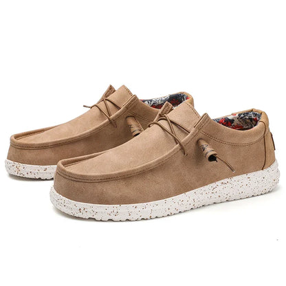Spring Autumn Men Light Leather Casual Shoes