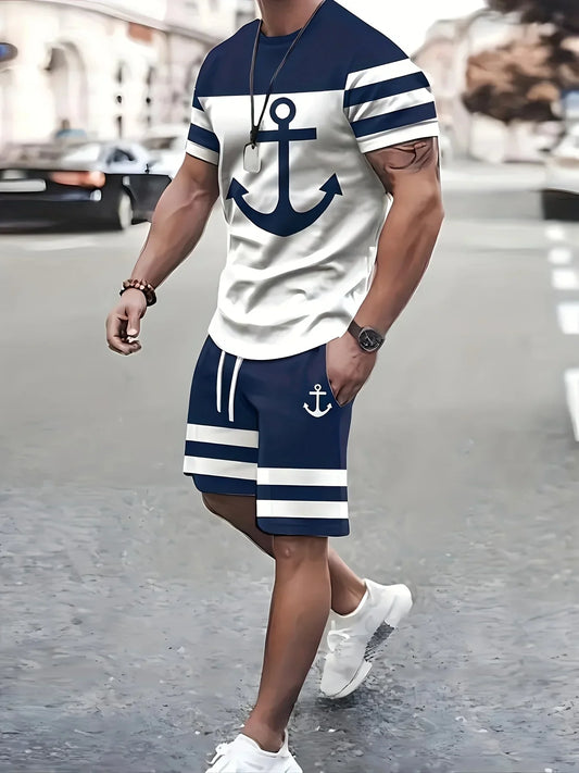 Mens Short Sets 2 Piece Outfits