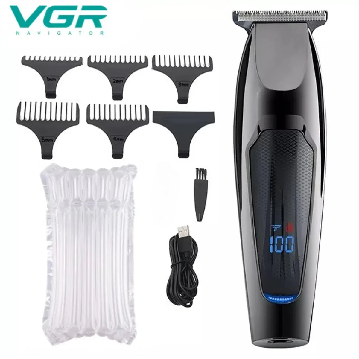 Hair Trimmer Professional Hair Clipper LED Display Rechargeable - Empire P.E
