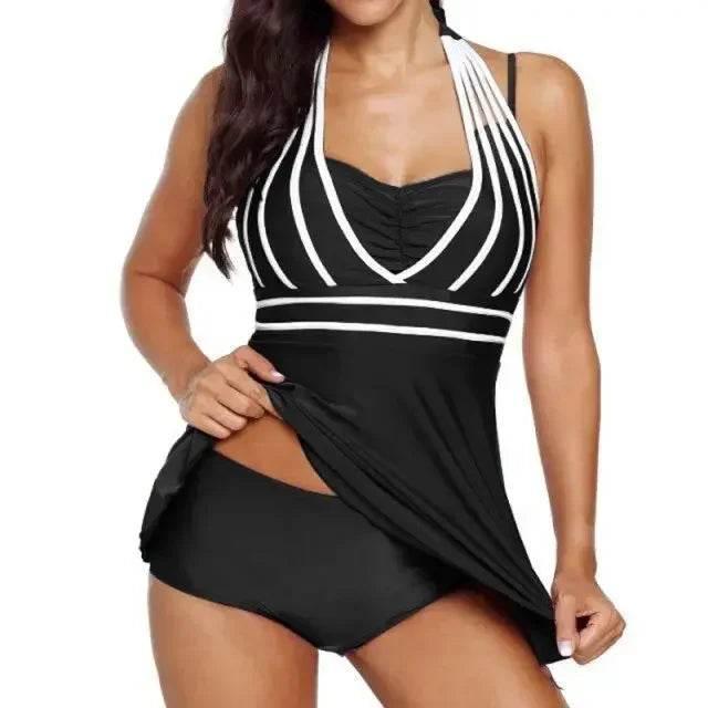 Plus Size 4XL 5XL Women's Summer Swimsuits Two Pieces Swimwear Female Bikini Sets Bathing Suits for Fat Women Bikinis Mujer 2025 - Empire P.E
