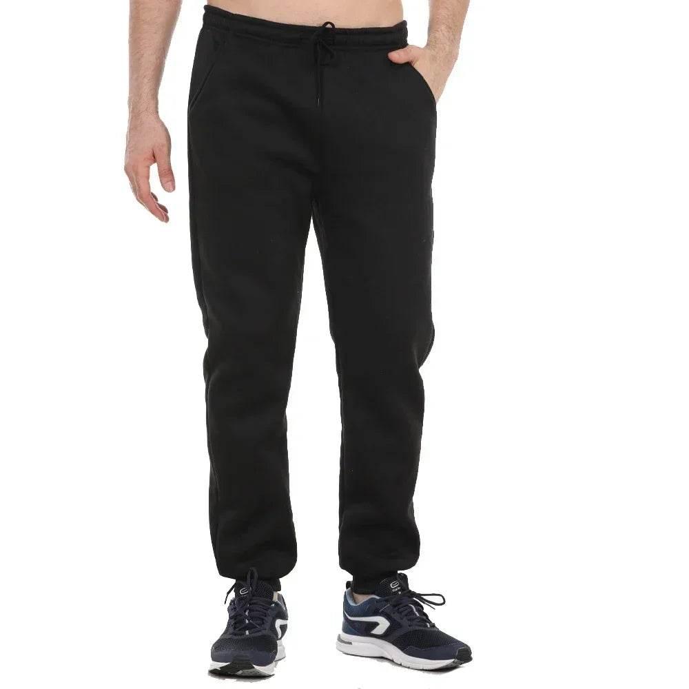 Men's Casual Sweatpants Fleece Sports Pants Unisex Fashion Solid Loose Trousers Streetwear Autumn Winter Jogging Fitness Pants - Empire P.E