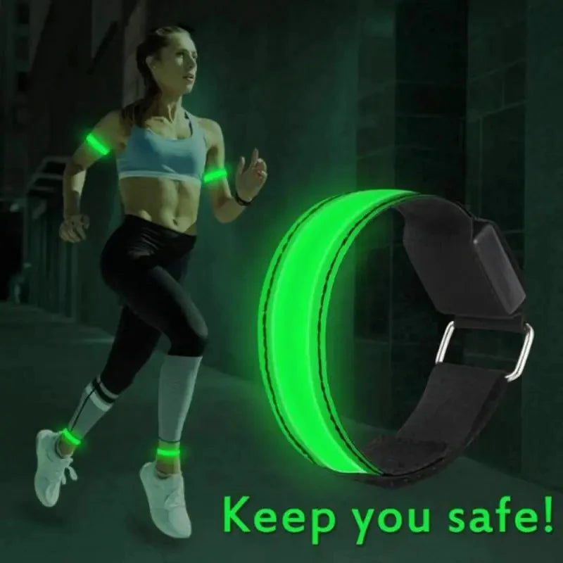 Night Running Armband LED Light Outdoor Sports