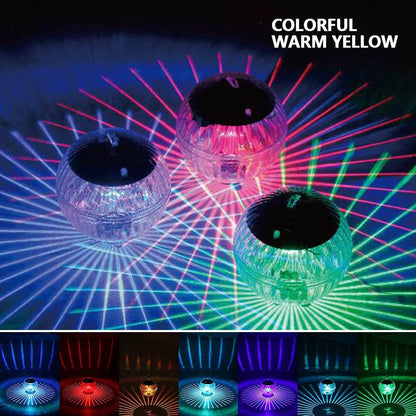 Solar Floating Pool Light Waterproof LED Solar Glow Ball Lamp Decoration for Pools Pond Fountain Garden Party Tub Home Decor - Empire P.E