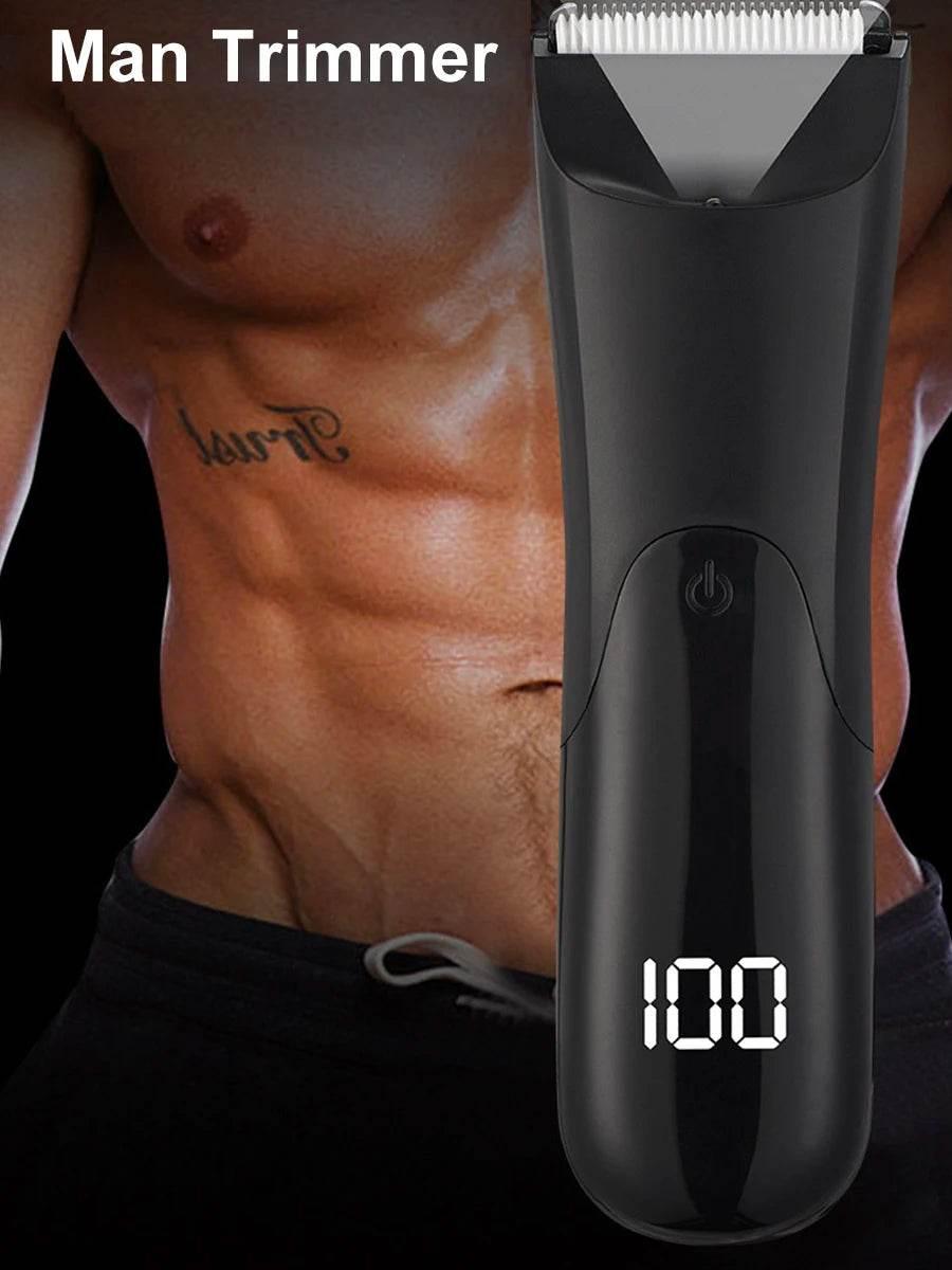 Man Body Hair Trimmer Epilator Groin Trimer For Man Beard Shaver Chest Hair Epilator Armpit Hair Shaver Arms Legs Hair Razors - Empire P.E