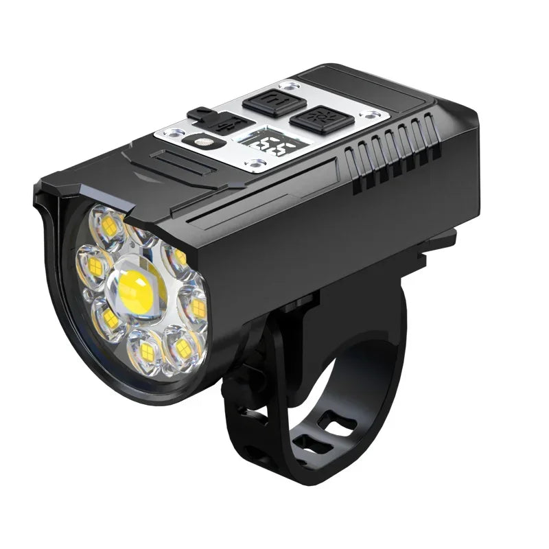 Bright Bicycle Light 9 LED Front USB Rechargeable - Empire P.E