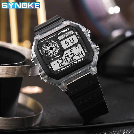 SYNOKE Digital Watches Men Sports Luminous Multifunction Waterproof Women Wristwatch Outdoor and Running Student Seven Lights - Empire P.E