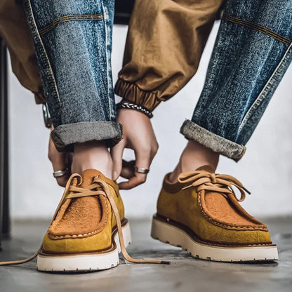 New Luxury Fashion Vintage Leather Shoes