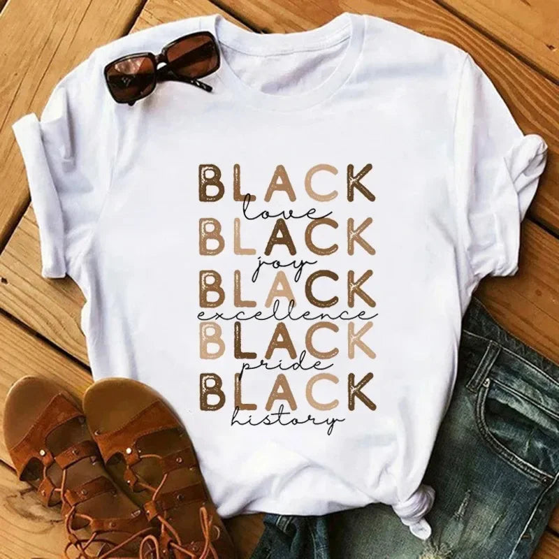 Black Girls Fashion Women T-Shirts - Empire P.E
