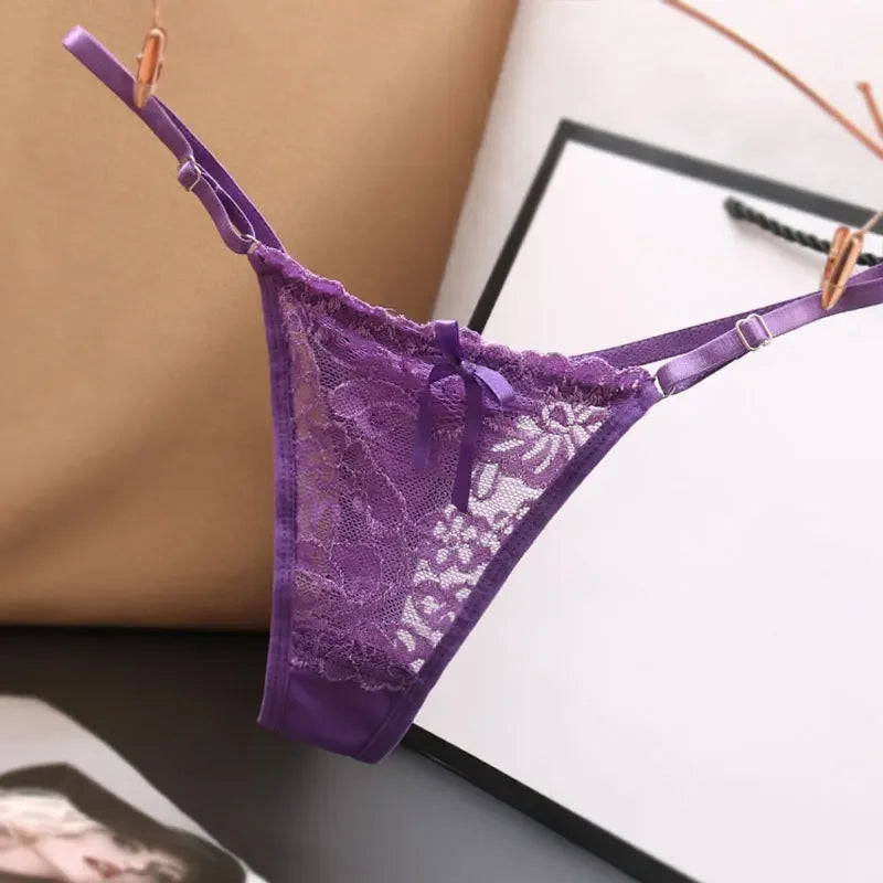 Sexy Lace See-Through Thong For Women Panties - Empire P.E
