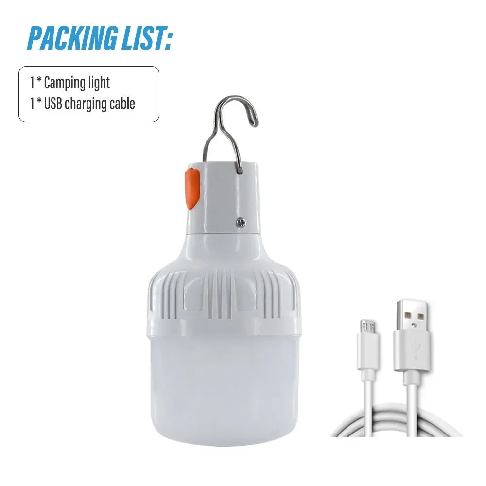Outdoor USB Rechargeable LED Lamp Bulbs High Brightness Emergency - Empire P.E