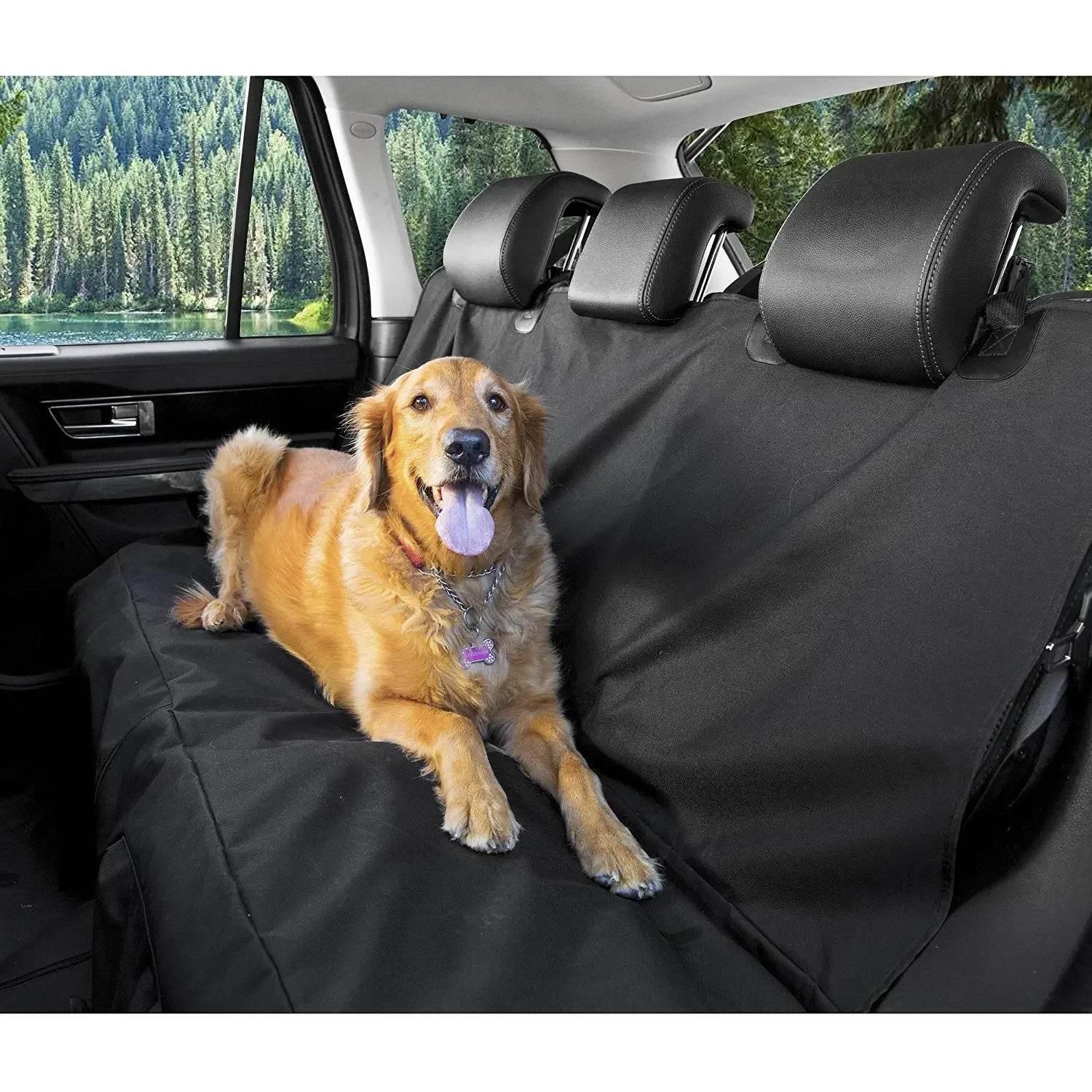 Dog Car Seat Cover Waterproof Pet Carrier Backseat Cushion Mat for Dogs Folding Cat Hammock Trunk Rear Back Seat - Empire P.E