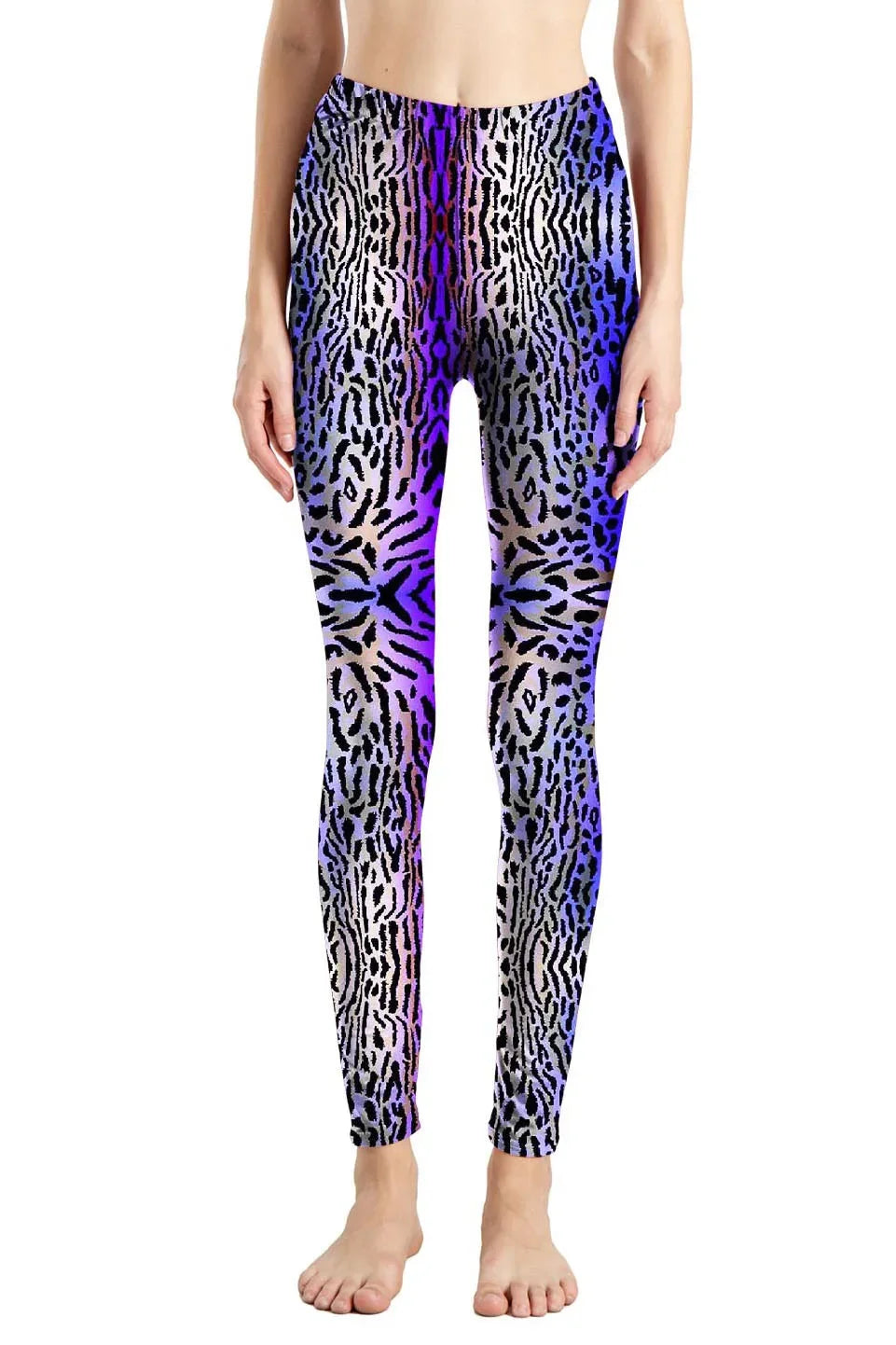 Leopard Leggings Printed High Waist - Empire P.E