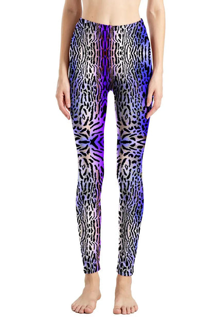 Leopard Leggings Printed High Waist - Empire P.E