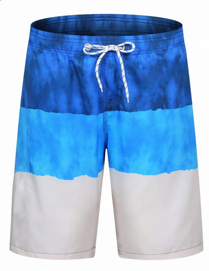 Men's 3D Print Graffiti Art Pattern Beach Shorts