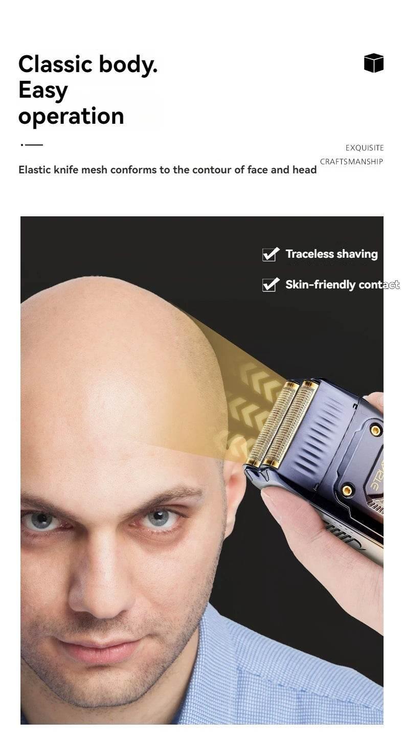 Men's shaver, practical oil head whitening device, hair cutting and shaving head divine tool, electric shaver special - Empire P.E