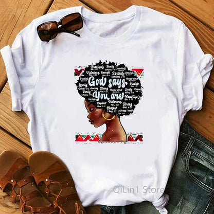 Black Girl Is Beautiful Magic T Shirt - Empire P.E