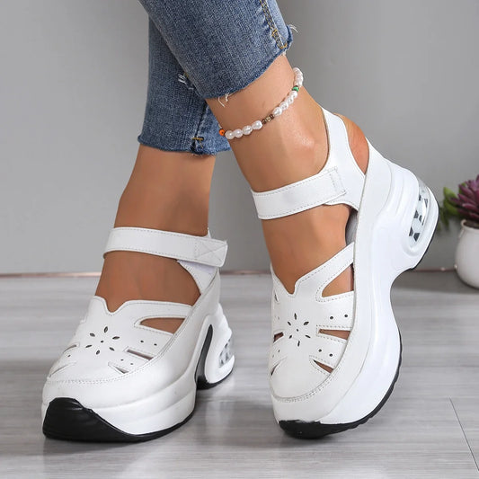 Women  Summer Solid Wedge Shoes