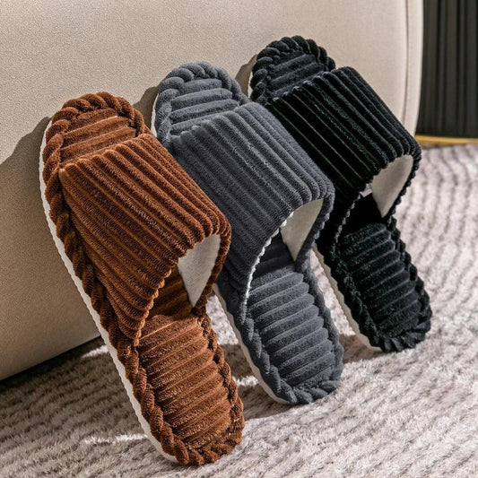 Men's open Toed Slippers Autumn and Winter Indoor Anti slip - Empire P.E