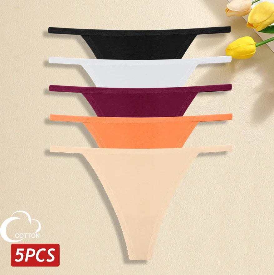 5Pcs Women Cotton Panties Female Thin - Empire P.E