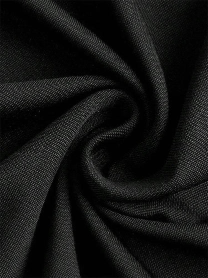 Solid Bodycon Ruched Long Skirt Women Sexy Black Elastic Elegant High Waist Mermaid Maxi Skirts Summer Streetwear 2024 - Empire P.E