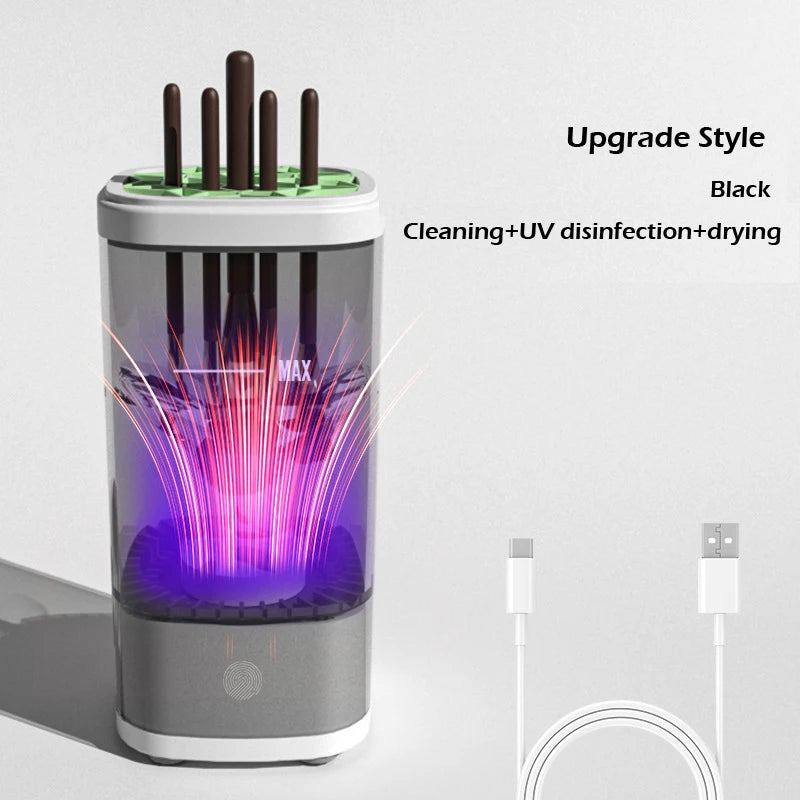 USB Plug Portable Electric Makeup Brush Cleaner Rechargeable
