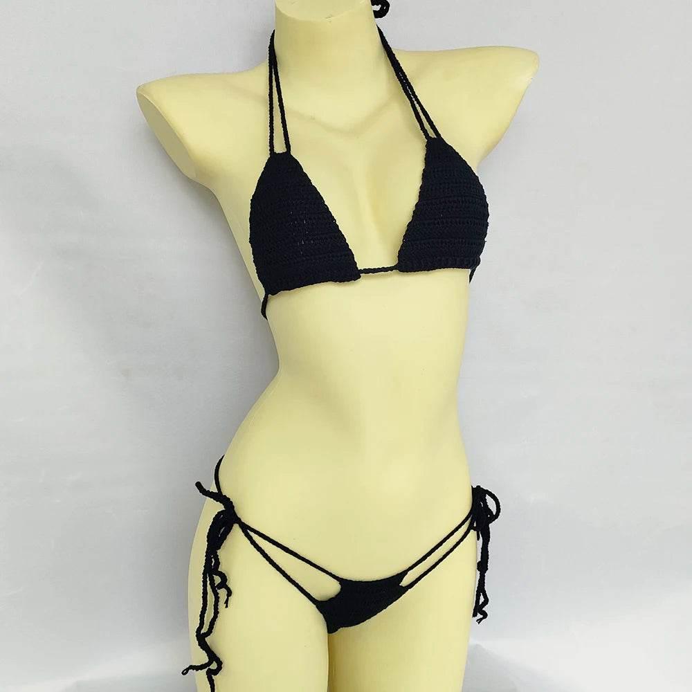 Women Micro Bikini Cotton Thong Swimsuit 2024 Beach Spa Sexy Bikini Set Swimming Suit - Empire P.E
