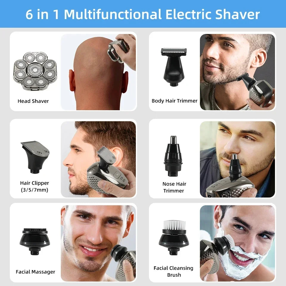 6 in1 Grooming Kits Electric Shaver - Empire P.E
