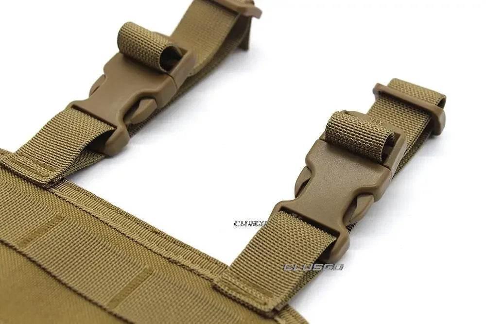 Tactical Molle EDC Pouch Compact Utility Pouch 600D Organizer Tools Bags with Thigh Rig Panel Multipurpose Tool Bag Wasit Bag - Empire P.E