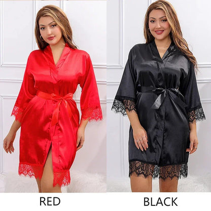Women Ice Silk Robes - Empire P.E