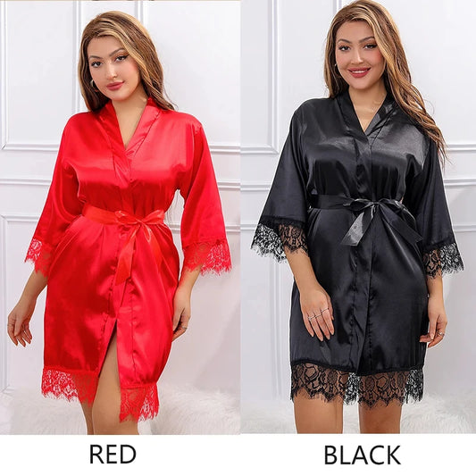 Women Ice Silk Robes - Empire P.E