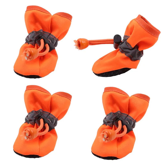 New 4pcs Pet Dog Shoes