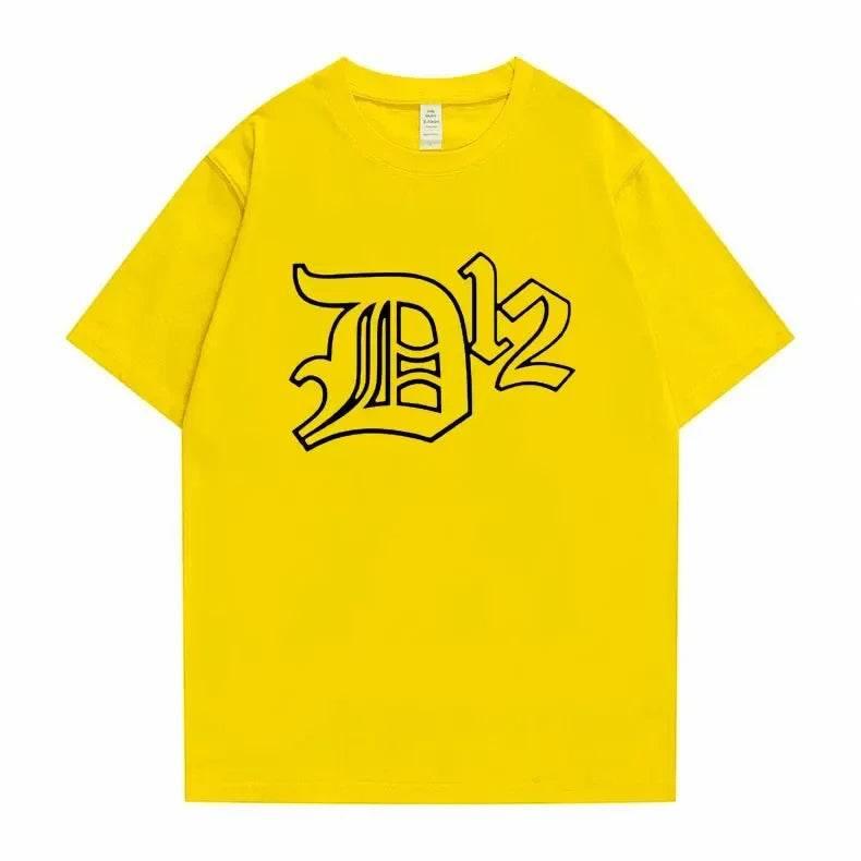 Rap singer Eminem's same pattern printed Tshirt for womenloose top style fashionable oversized hip-hop Tshirt for women - Empire P.E