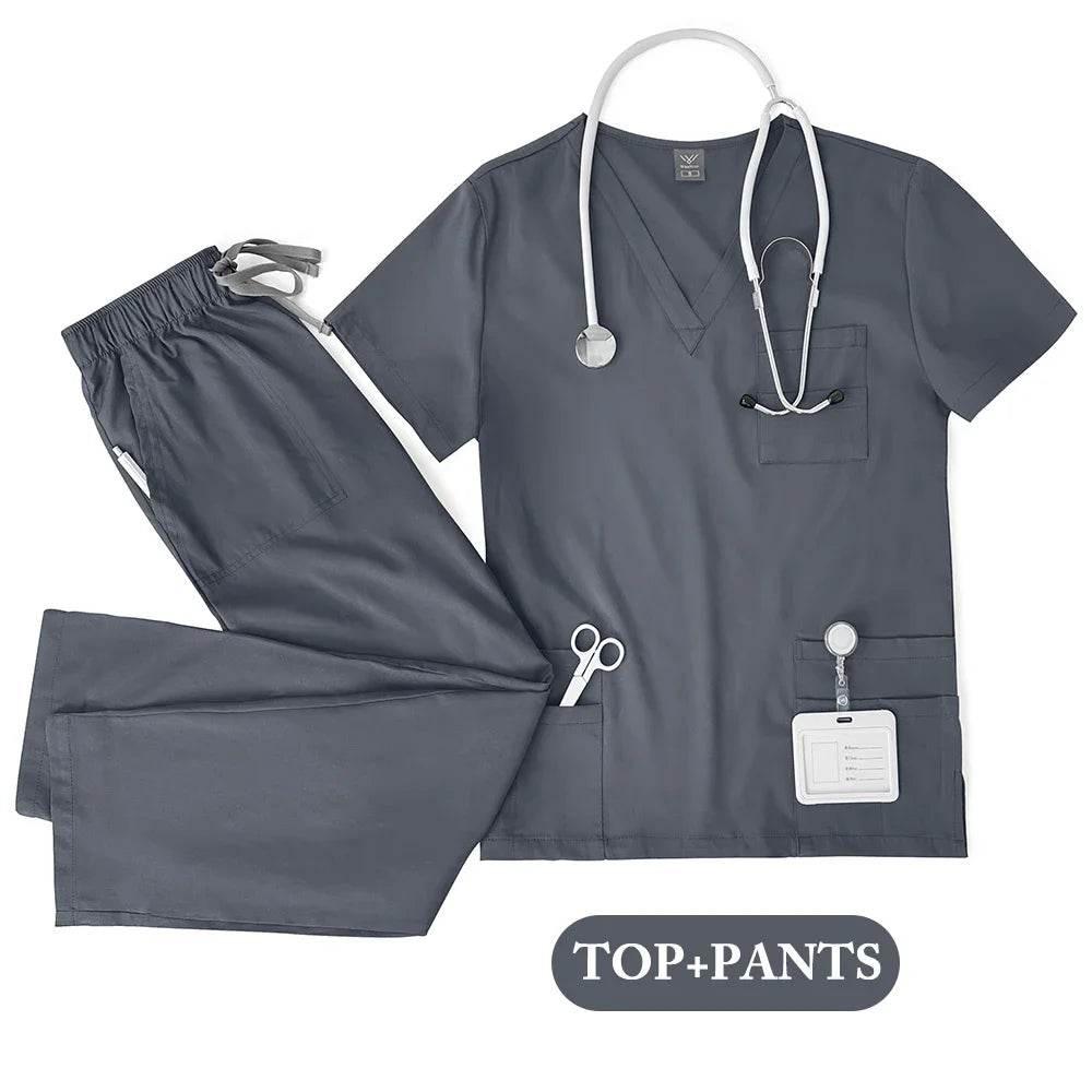 Hot Sale Nurse Scrubs Set Women Anti Wrinkle Washable Soft Hospital Uniform Medical Scrubs Women Scrubs Sets Medical Accessories - Empire P.E