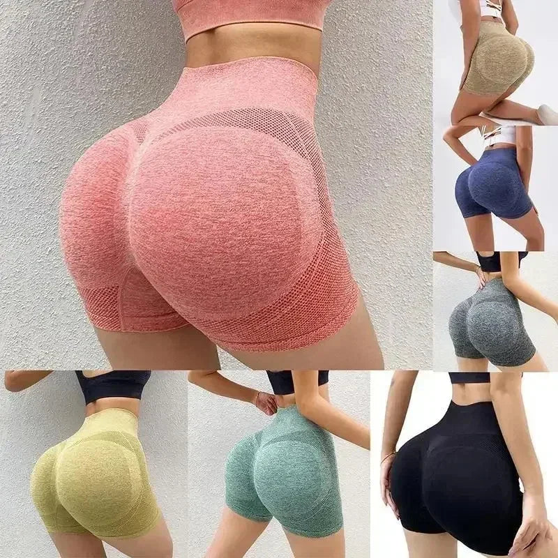 Women Summer Slim High Waist Yoga Elastic Fitness