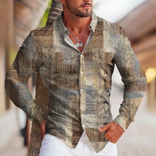 Western Style Rose Elegant Print Shirt - Empire P.E