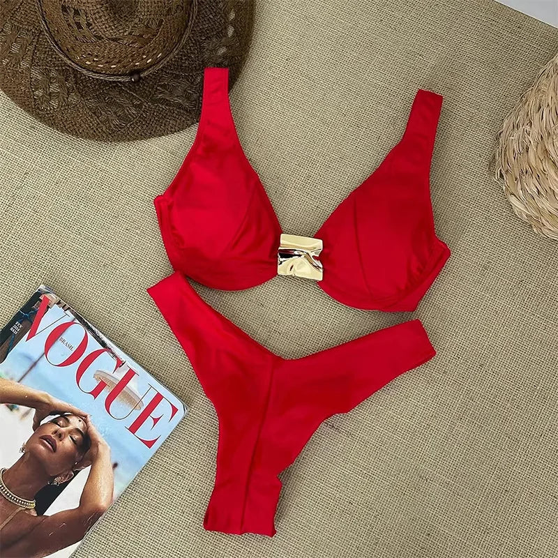 Women's 2025 Sexy Brazilian Bikini Set