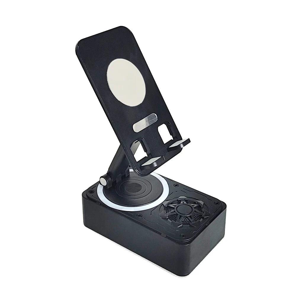 New Cell Phone Holder Stand With Bluetooth Speaker Adjustable Desktop Live Lazy Tablet Bracket Support Portable Wireless Speaker - Empire P.E