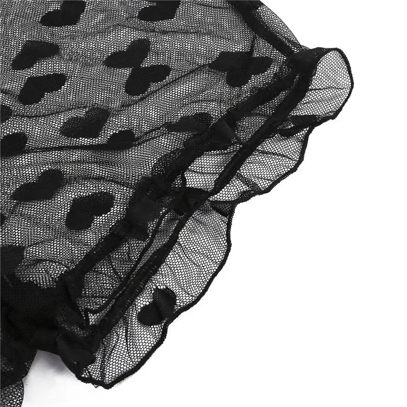 Women's Lace Lingerie Exotic Babydoll Teddies Set - Empire P.E