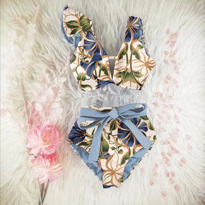 2025 New High Waist Bikini Swimsuit - Empire P.E
