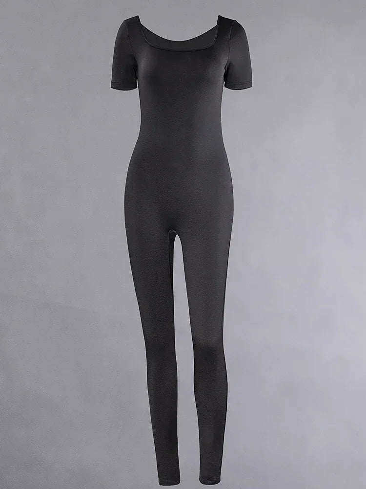 Women's Rompers Solid Skinny Bodycon Jumpsuits - Empire P.E