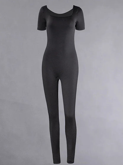 Women's Rompers Solid Skinny Bodycon Jumpsuits - Empire P.E