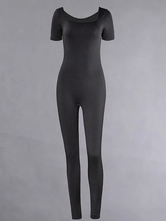 Women's Rompers Solid Skinny Bodycon Jumpsuits - Empire P.E