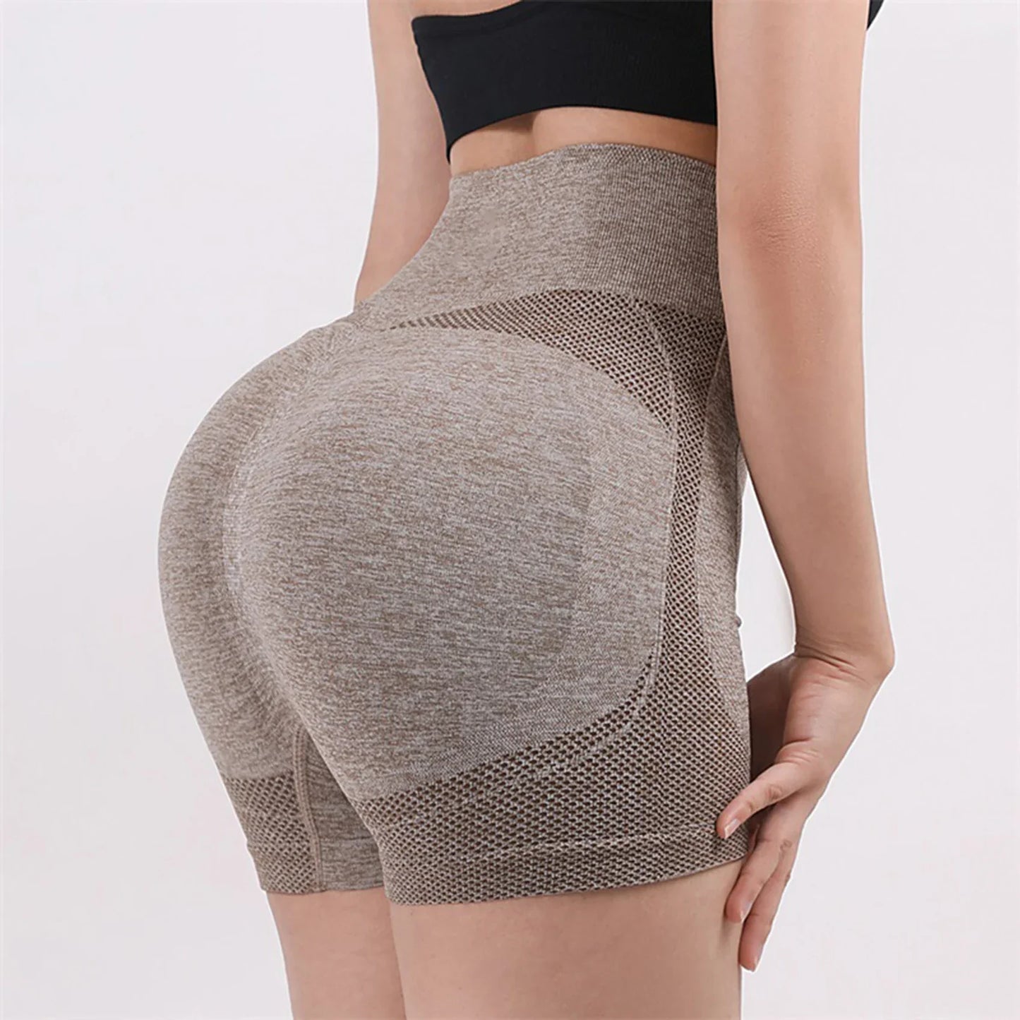 Women Summer Slim High Waist Yoga Elastic Fitness