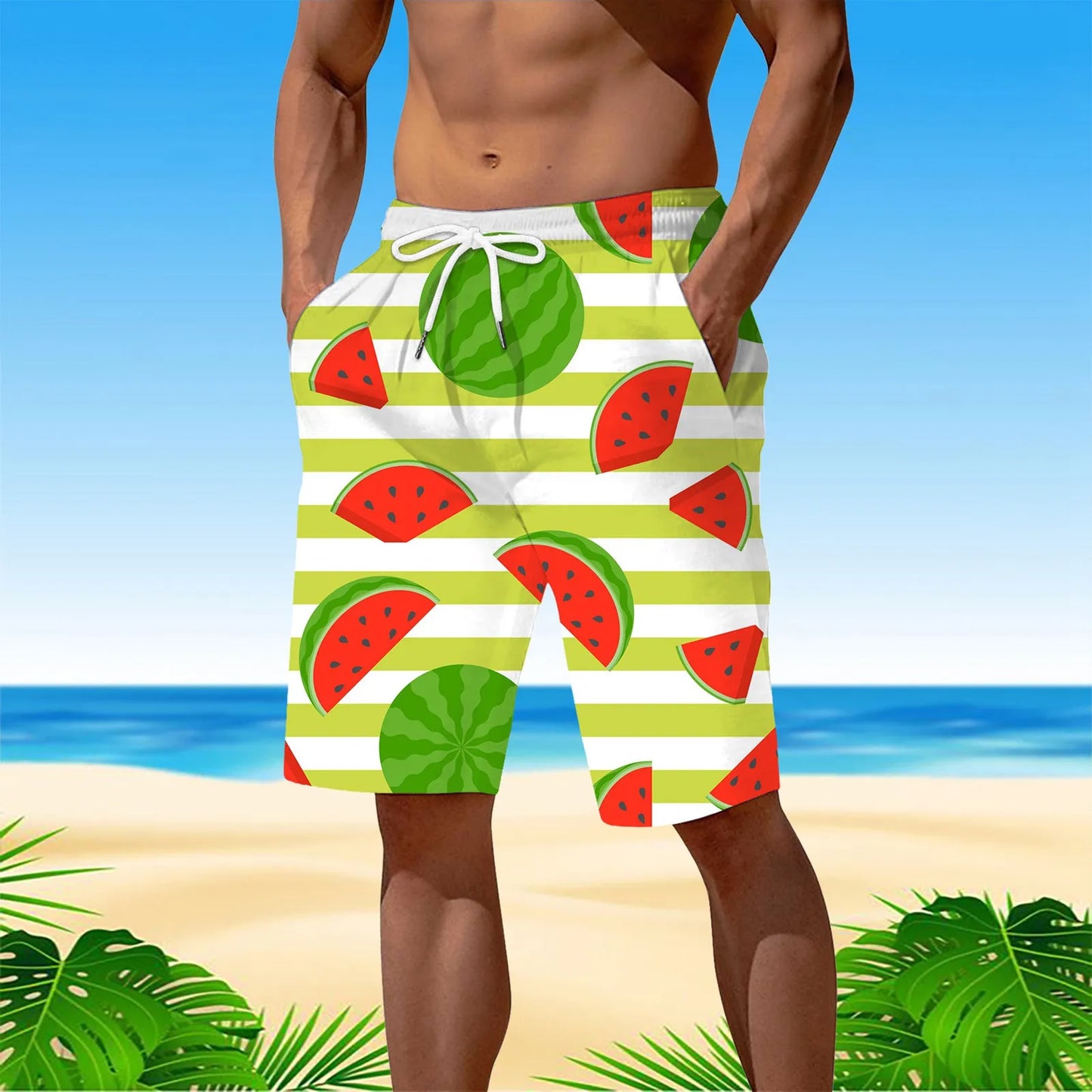 Personality Hawaii Summer Tropics Beach Shorts