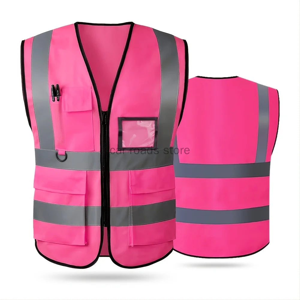 Reflective  High-Grade Safety Signal Rider Vest