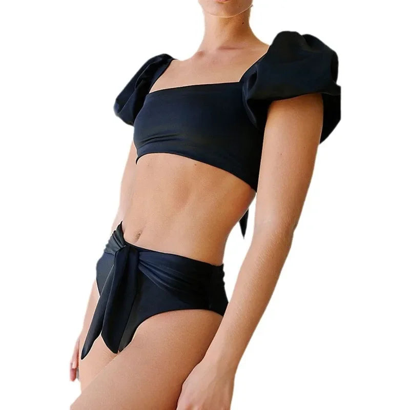 Women Sexy Bikini Set Bathing Suits Swimwear High Waist Swimsuit Two Pieces